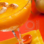 Food Styling Mango Peach Pudding by FoodArtConcept